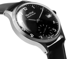 画像をギャラリービューアに読み込む, Authentic Round 36mm アラビアインデックス ブラックダイヤル ブラックスムースレザー