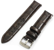 画像をギャラリービューアに読み込む, Authentic Round 36mm アラビアインデックス ブルーダイヤル ブラウンクロコ型押しレザー