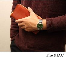 画像をギャラリービューアに読み込む, Authentic Round 36mm アラビアインデックス グリーンダイヤル ステンレスメッシュベルト