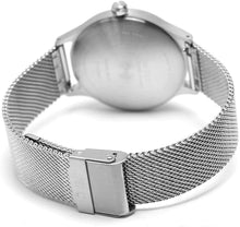 画像をギャラリービューアに読み込む, Authentic Round 36mm アラビアインデックス ブラックダイヤル ステンレスメッシュベルト