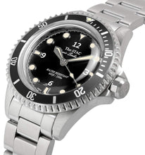 画像をギャラリービューアに読み込む, Classic Scuba 200 38mm ダイバーズウォッチ スイープセコンド ブラック