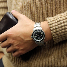 画像をギャラリービューアに読み込む, Classic Scuba 200 38mm ダイバーズウォッチ スイープセコンド ブラック