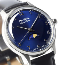 画像をギャラリービューアに読み込む, Classic Moonphase 36mm ムーンフェイズ アラビアインデックス ブルーダイヤル ブラックスムースレザー