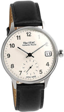 Load image into Gallery viewer, Authentic Round 36mm Arabic numerals White dial Black smooth leather
