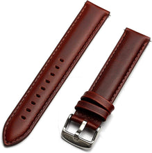 Load image into Gallery viewer, Replacement belt belt width 18mm Italian leather smooth brown
