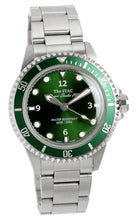 Load image into Gallery viewer, Classic Scuba 200 38mm Diver&#39;s Watch Sweep Seconds Green

